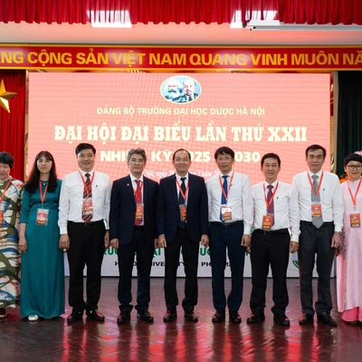 ĐẢNG BỘ TRƯỜNG ĐẠI HỌC DƯỢC HÀ NỘI TỔ CHỨC THÀNH CÔNG ĐẠI HỘI ĐẠI BIỂU LẦN THỨ XXII, NHIỆM KÌ 2025-2030